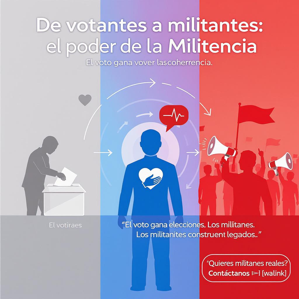 Marketing político: ¿cómo convertir a los votantes en militante o voceros de tu partido político?