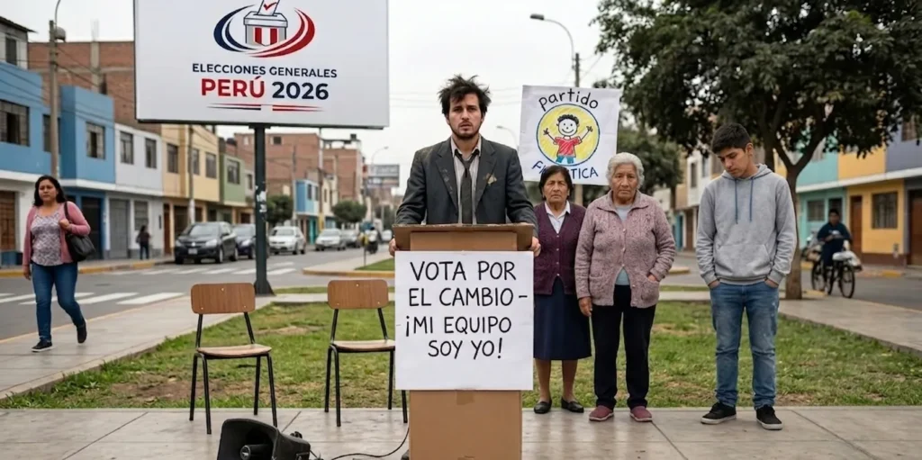 candidatos y partidos con poco profesionalismo
