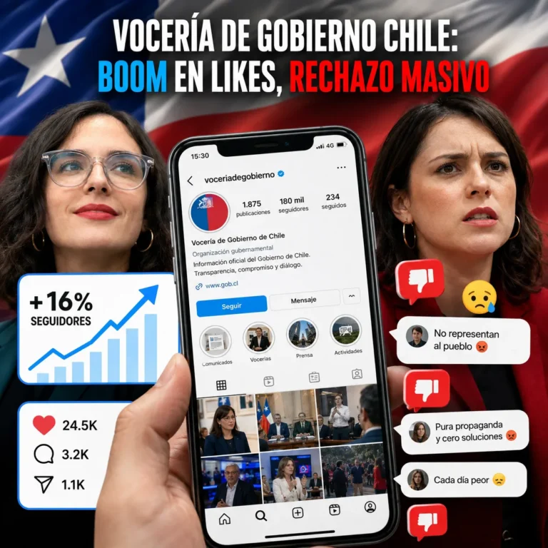 vocería de gobierno chile en redes